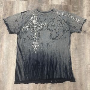 affliction skeleton shirt